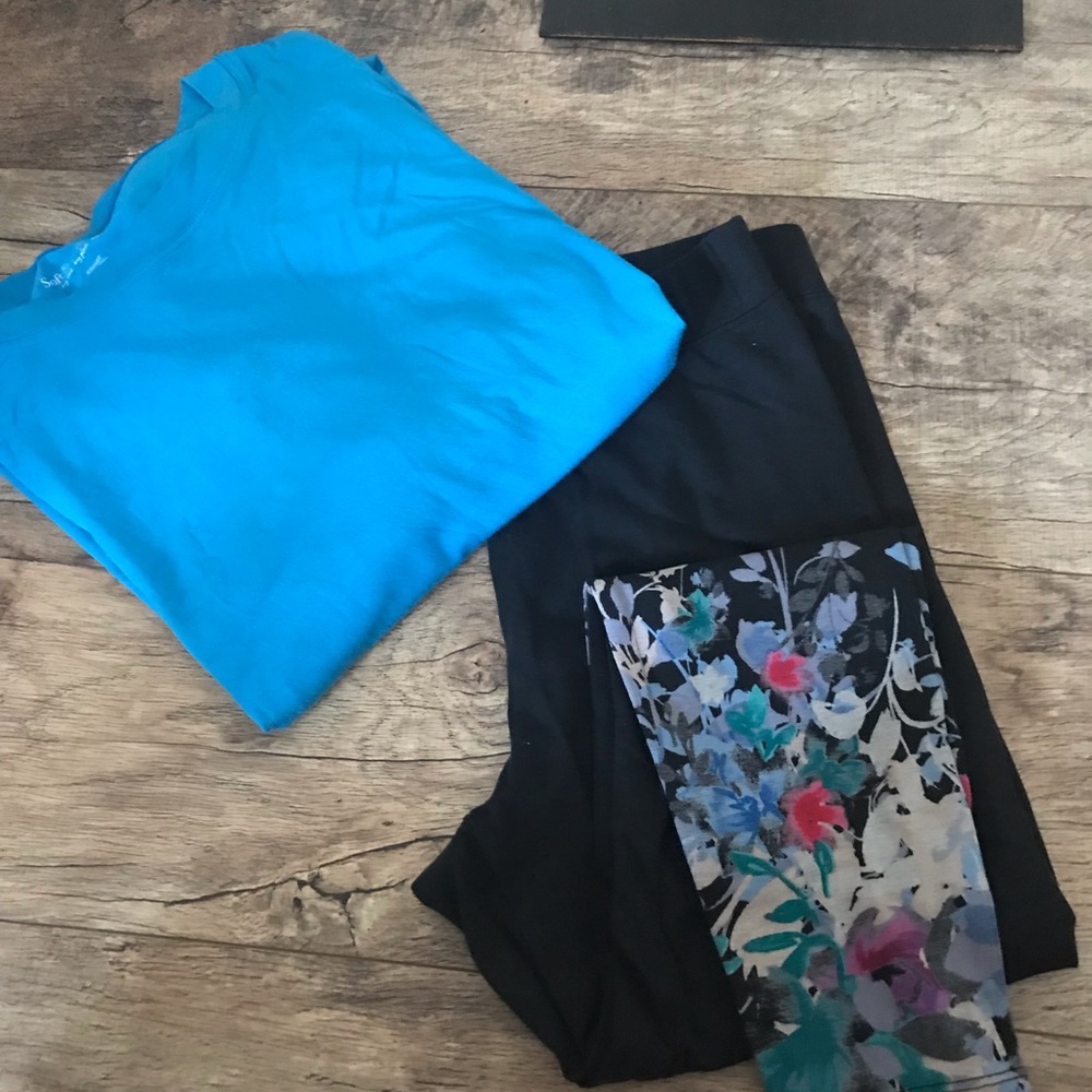 Soft Surroundings Turquoise Top